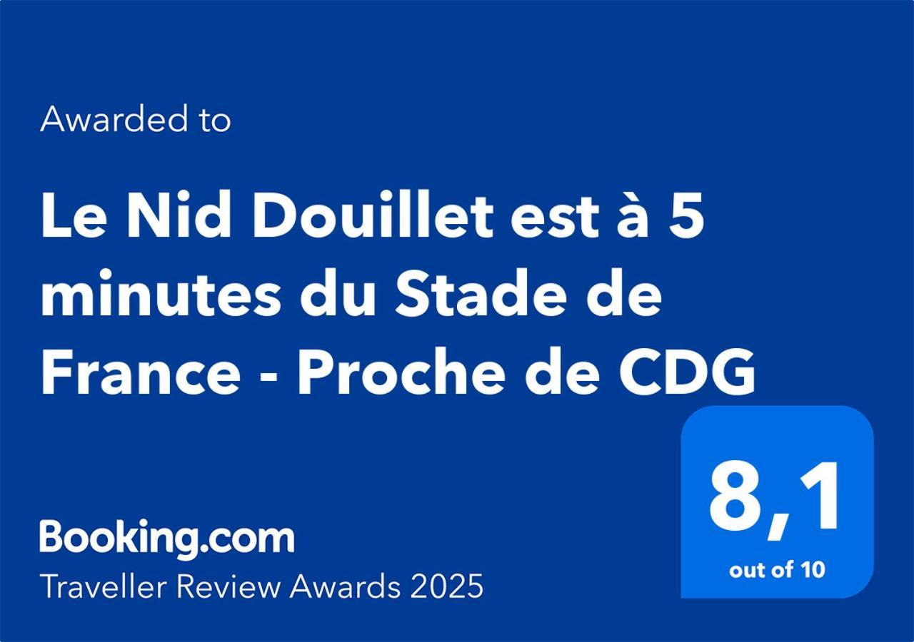 Le Nid Douillet Appartement Confortable A 5 Min Du Stade De France Et Proche De L'Aeroport Cdg Сен-Дені Екстер'єр фото